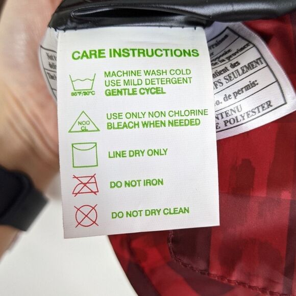 Obermeyer Desiree Insulator Red Black Plaid Insulated Jacket XS - Picture 8 of 10